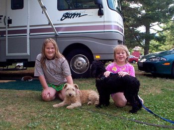 Maddie with the Camping Kids